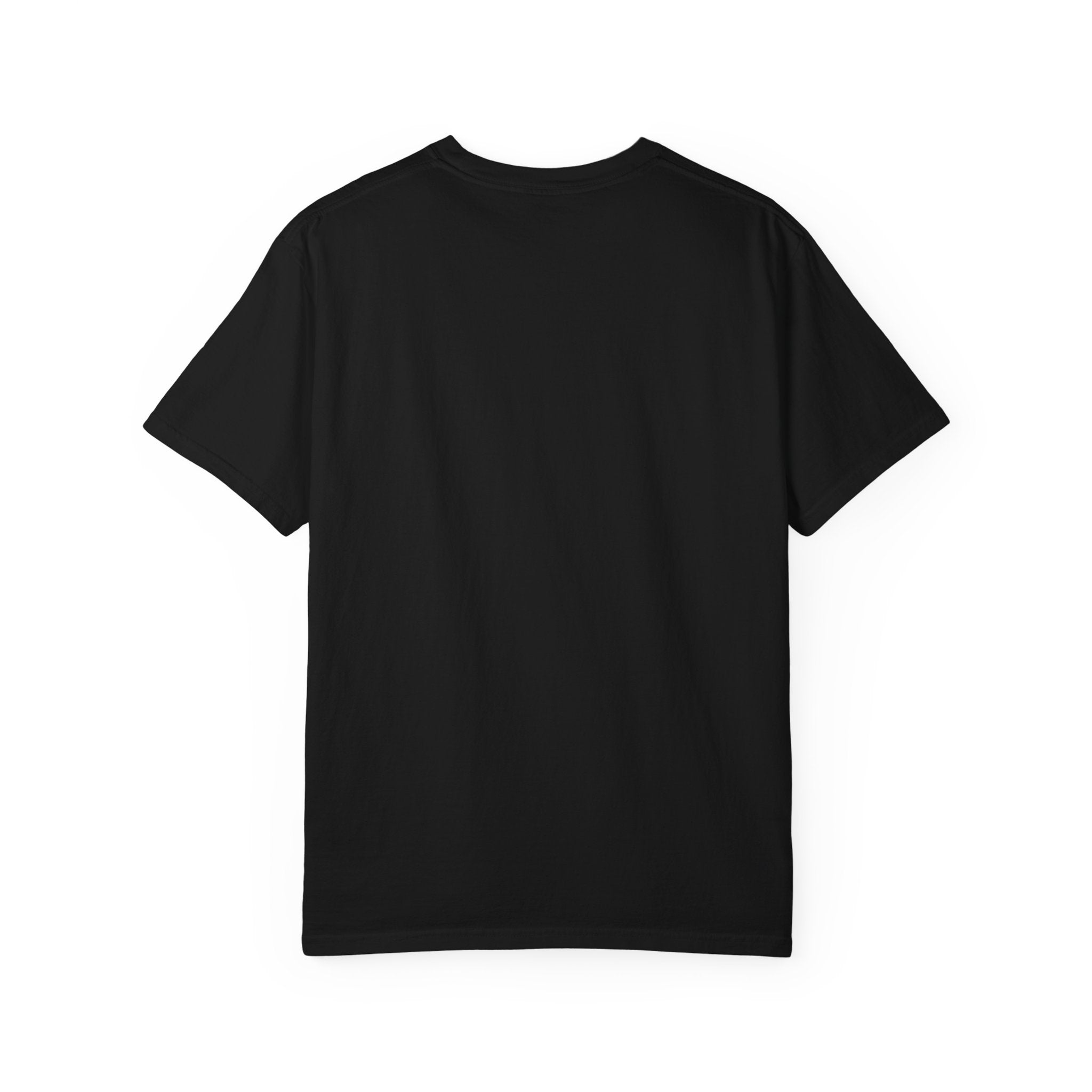 Creative Repeated Text T-Shirt — Bold Retro Graphic Tee for Artists & Designers