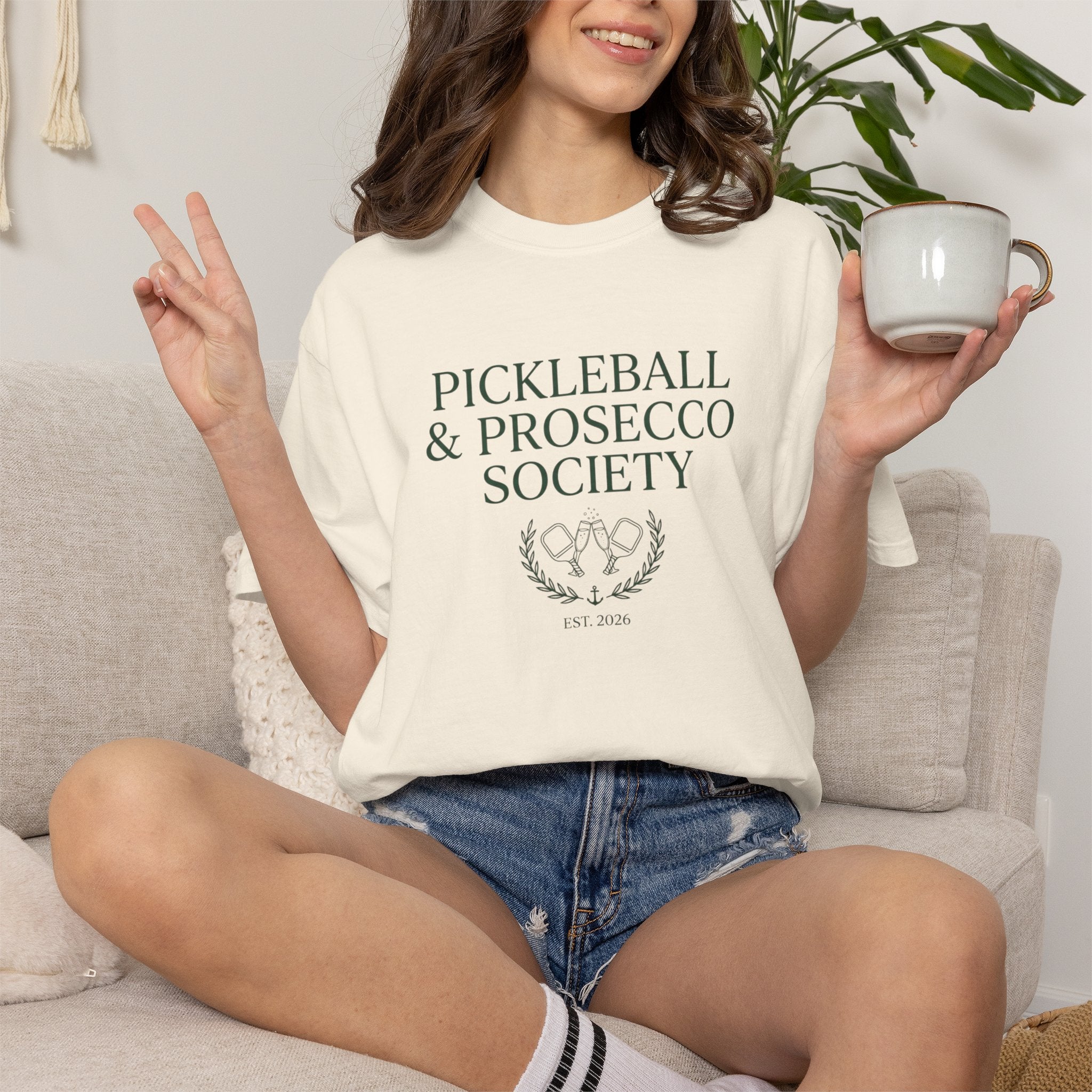 Pickleball & Prosecco Society T-Shirt