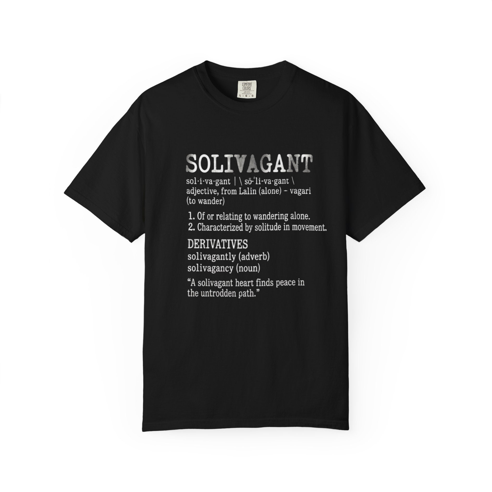 Solivagant Definition T-Shirt — Wanderlust Travel Graphic Tee