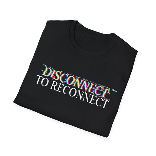 Disconnect Glitch Graphic T-Shirt