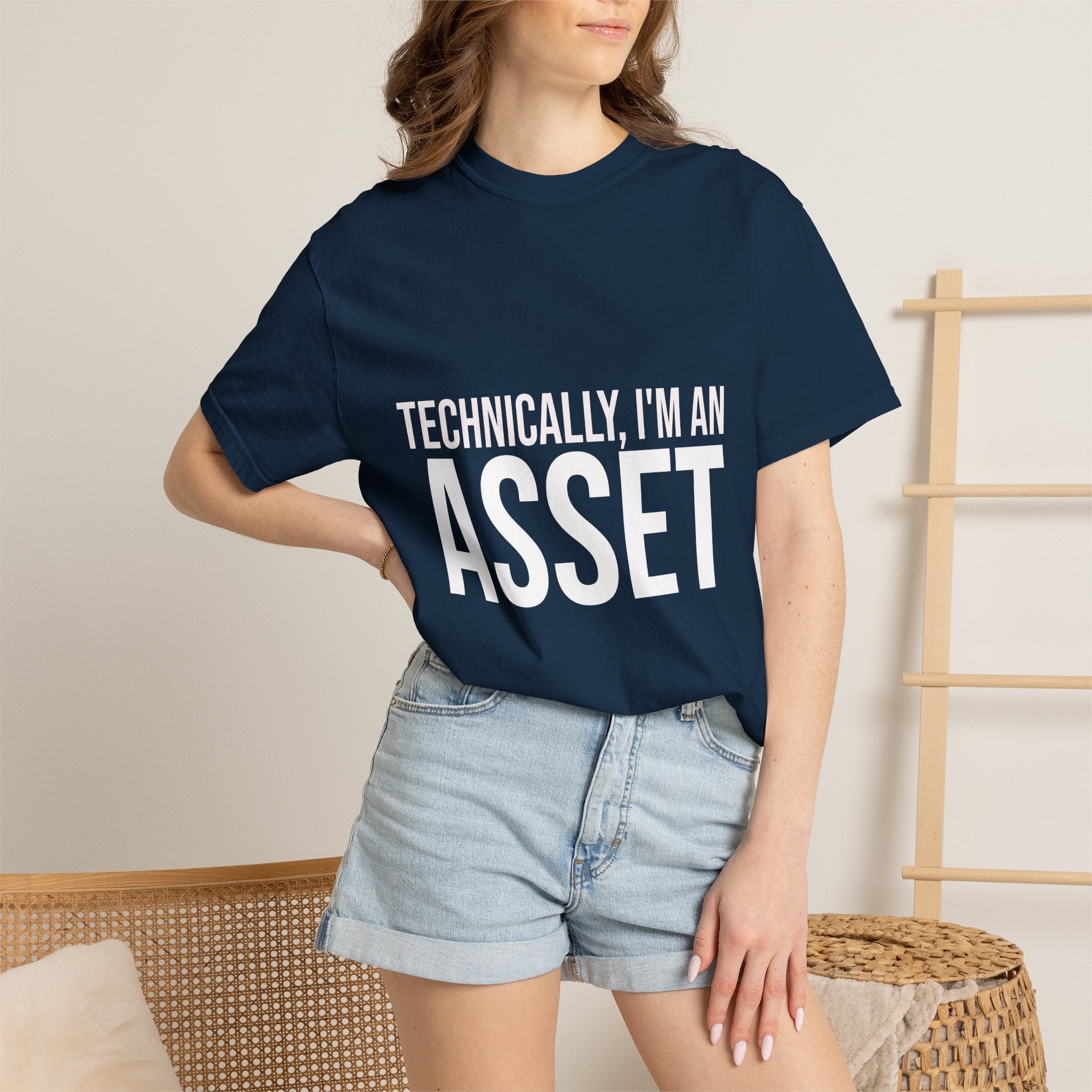 Technically I'm an Asset T-Shirt — Funny Financial / Accounting Tee